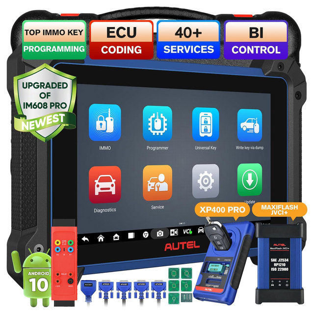 Autel IM608S II Locksmith Tool Automotive Key Programmer Car OBD2 Scanner Altar MaxiIM IM608 PRO II 2 IM 608 IMMO Diagnostic