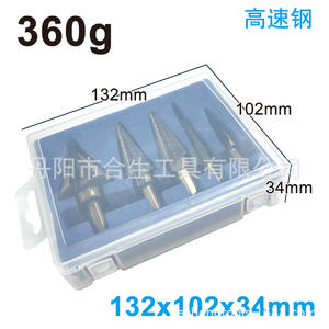 ดอกสว่านสเต็ป 5 ชิ้น ยี่ห้อ Mr Drill ขนาด 132x102x34 มม. ทำจากเหล็กความเร็วสูง พร้อมก้านหกเหลี่ยม สำหรับเจาะเหล็ก - Product Image 1