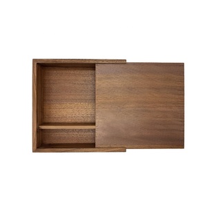 Sliding Lid Wedding Memory case customize wooden photo box