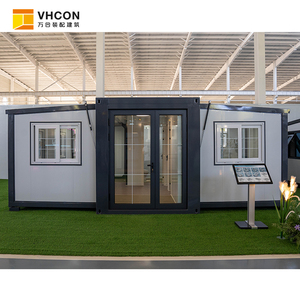 Maisons modulaires préfabriquées de luxe, Casas Prefabricadas, maison pliable et extensible de 20 <span class=keywords><strong>pieds</strong></span>, conteneur portable de 40 <span class=keywords><strong>pieds</strong></span> avec 3 chambres - Product Image 4