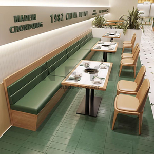 Cabina <span class=keywords><strong>de</strong></span> tela <span class=keywords><strong>de</strong></span> doble cara con mesa y sillas <span class=keywords><strong>para</strong></span> cafetería, restaurante, juegos <span class=keywords><strong>de</strong></span> muebles Hotpot <span class=keywords><strong>para</strong></span> la escuela, sala <span class=keywords><strong>de</strong></span> estar, uso en Hotel - Product Image 5