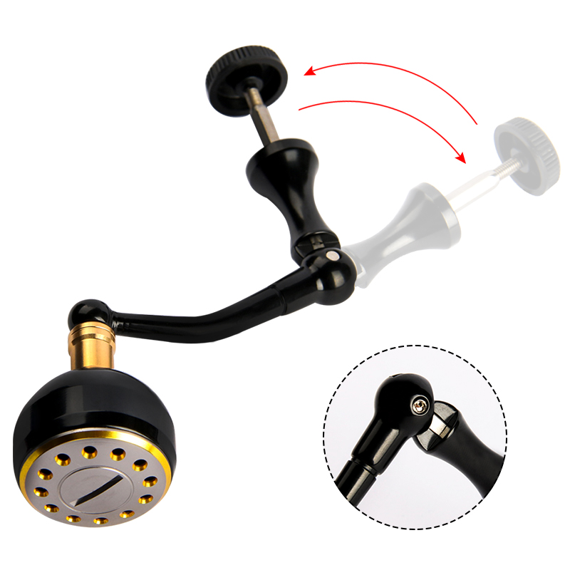 are fishing reel handles interchangeable LETOYO DSH005 Metal Folding Fishing Reel Handle Knob