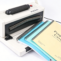 Machine à relier manuelle FOSKA A4 à spirale, capacité de perforation 20 feuilles, pour bureau et école
