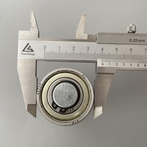 Rodillo guía para pasamanos de escalera mecánica, <span class=keywords><strong>rueda</strong></span> antisesgada de doble rodamiento con tuerca L57mm 40*24*6203 M12, piezas de repuesto para escaleras mecánicas - Product Image 5