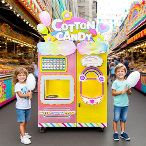 Nueva actualización comercial de algodón que hace 36 tipos de flores Máquina Expendedora de hilo de caramelo completamente automática - Product Image 1