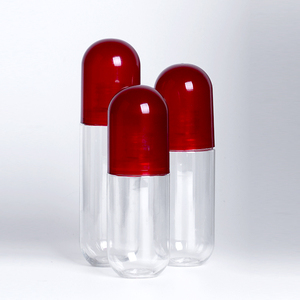 Cosmétique Rouge Bouchon À Vis Top Crème Squeeze Rouge À Lèvres <span class=keywords><strong>Colle</strong></span> Transparent Transparent <span class=keywords><strong>Capsule</strong></span> Bouteille En Plastique - Product Image 1