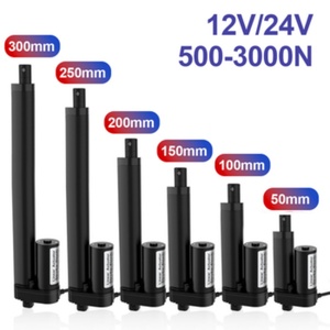 แอคชูเอเตอร์แบบเส้นตรงปรับแต่งได้ ระยะชัก 100 มม. 200 มม. 300 มม. แรงดันไฟฟ้า 12V/24V รับน้ำหนักสูงสุด 1600N 1000N 2000N 3000N แอคชูเอเตอร์แบบเส้นตรงไฟฟ้ากระแสตรง - Product Image 2