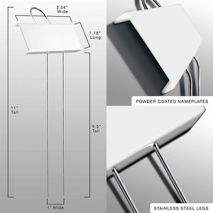 Nhà máy ngoài trời sơn tĩnh điện làm vườn nhà máy thảo mộc nhãn vườn Nhãn Đánh Dấu nhãn kim loại dấu hiệu Cổ Phần thẻ cờ - Product Image 2