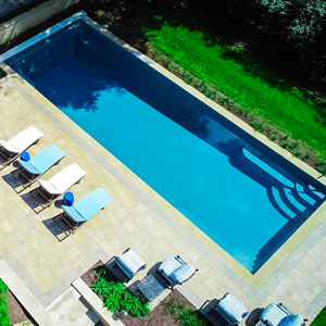 Piscina modular de fibra de vidrio con función de spa, carcasa prefabricada fácil de transportar e instalar para uso en villas o resorts - Product Image 3