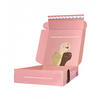 Boîtes cadeaux de luxe imprimées en couleur avec revêtement UV brillant, logo personnalisé, pour l'expédition et l'emballage de vêtements et de portefeuilles
