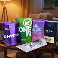 Sachets Doypack Refermables Anti-Odeur en Feuille d'Aluminium Imprimés sur Mesure pour Emballage Alimentaire et Boissons