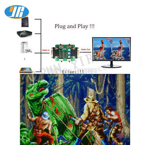 Arcade Scanline Generatore di Connessione Dello Schermo VGA Linea di Scansione Effetto Video di Potenza del Generatore di Alimentazione per Retro Giochi I Giocatori - Product Image 4