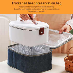 Điện Hộp Ăn Trưa 70W <span class=keywords><strong>1</strong></span>.8L Nhanh Hơn Nước Nóng Thực Phẩm Ấm Hơn 12V/24V/110V/220V Xách Tay <span class=keywords><strong>2</strong></span> Trong <span class=keywords><strong>1</strong></span> Thực Phẩm Nóng Cho Nhà Văn Phòng Xe Xe Tải - Product Image 6