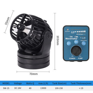 Jebao serie SW bomba de ondas de circulación silenciosa 220V accesorios de acuario con alta eficiencia para peces Coral hermosas olas - Product Image 5
