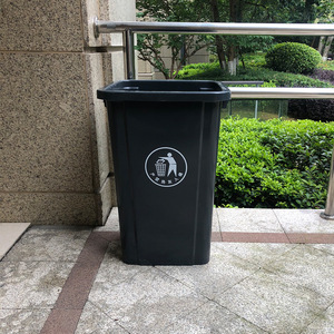 Contenedor de Basura Cuadrado de Plástico 30L 50L Ecológico para Uso en Exteriores, Hogar, Comercios, Hoteles, Cocina y Catering - Product Image 2