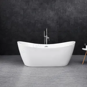 Double Ended Acrylic Freestanding Soaking Bathtub Bathroom Acrylic Bathtubs Freestanding cUPC Approved Bathing Tub