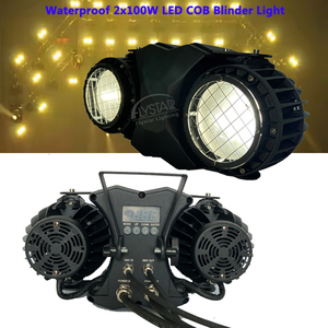 Flystar FS-LW2100 extérieur COB LED Par lumière 200W 2 yeux chaud blanc froid <span class=keywords><strong>effet</strong></span> IP65 DMX public Blinder lumière pour utilisation DJ - Product Image 5
