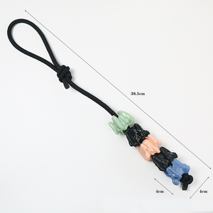 Bumopet Manufacturer Wholesale <strong>Dog</strong> Tough Chew <strong>Toys</strong> Interactive Funny <strong>Dog</strong> TPR <strong>Toy</strong> Small <strong>Bone</strong> Black <strong>Rope</strong> Chew <strong>Toy</strong> - Product Image 6