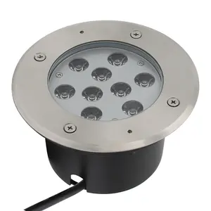 9W 12V LED empotrable luz subterránea al aire libre IP67 impermeable árbol Uplight