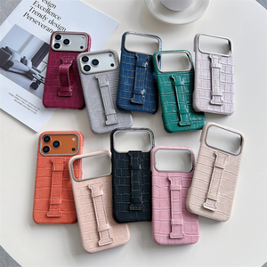 Funda de Teléfono Móvil de Cuero con Diseño de Personajes de Dibujos Animados de Lujo, a Prueba de Golpes, con Tarjetero, para iPhone 18 17 16 15 14 Pro Max 13 12 11 - Product Image 1