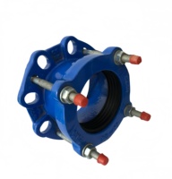 Raccord universel en fonte ductile DN250 Raccord de tuyau en acier inoxydable Vannes à bride Adaptateur Adaptateurs Embout Prix