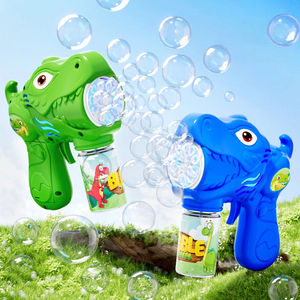 Pistolet à bulles automatique en plastique, machine à bulles pour enfants, garçons et filles, utilisation en extérieur, pistolet à bulles électrique poreux - Product Image 3
