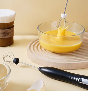 Otomatik Çift Çırpıcı Amasadora Pişirme El Tipi Şarj Edilebilir Elektrikli Çırpıcı, Standlı, Çıkarılabilir Kişiselleştirilmiş Çay İçin Süt Köpürtücü - Product Image 4