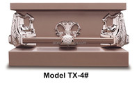 Decoración funeraria de plástico, ataúd esquinero Popular en todo el mundo, precio barato, buena calidad, modelo 4 #