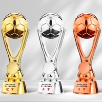 Trophée en métal en forme de coupe, design personnalisé, or, pour événements sportifs (football/volley-ball) - Vente en gros