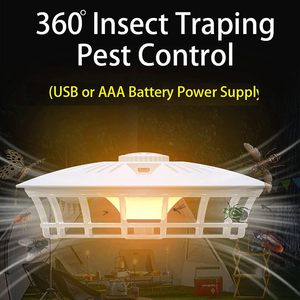 Piège à puces CE Flea TrapDome avec 4 modes d'éclairage, lampe anti-puces intérieure non toxique, pièges à insectes avec 5 plaques collantes - Product Image 4
