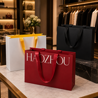 Sacs cadeaux en papier d'art de luxe personnalisés haut de gamme, sacs de shopping écologiques recyclables pour l'emballage de cadeaux