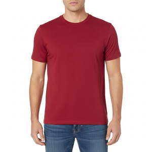 เสื้อยืดสีขาวผู้ชาย พิมพ์ลายตามสั่ง ผ้าฝ้ายระบายอากาศ ไซส์ใหญ่ ขายส่งจากผู้ผลิตเสื้อยืดสีดำ - Product Image 1