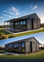 Maison conteneur moderne préfabriquée extensible 3 chambres Toit isolé Panneaux muraux en polyuréthane Convient aux régions froides