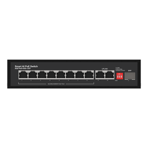 สวิตช์ PoE กิกะบิต 11 พอร์ต 8 พอร์ต PoE 120W รองรับ VLAN Isolation PoE Watchdog แบบ Plug and Play สำหรับระบบรักษาความปลอดภัยภายนอกอาคาร - Product Image 2