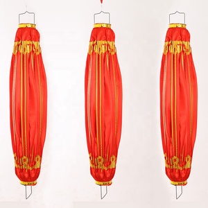 Ngoài trời Trung Quốc truyền thống đèn lồng lụa đỏ lớn không thấm nước Trung Quốc tết âm lịch treo đèn lồng vải vải - Product Image 6