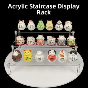 Présentoir acrylique multicouche moderne pour le stockage à domicile des grands magasins pour figurines d'<span class=keywords><strong>action</strong></span> Bobblehead Dolls Bracelets Jewelry - Product Image 6