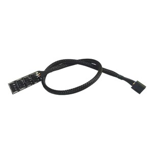 1-to-<strong>4</strong> PWM Fan Hub Splitter 40cm Cable for 3-Pin/<strong>4</strong>-Pin CPU &amp; Case Cooling Fans with Stable Power Output - Product Image 5