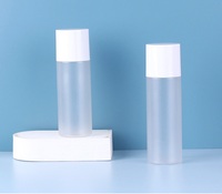 Bouteille de sérum tonique à pompe en plastique PET de luxe 30ml 15ml 50ml 100ml 120ml 200ml 4oz ensemble de crème de soin vide