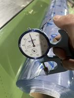 Film PVC transparent flexible d'usine, rouleau de film PVC super transparent, film de lamination PVC