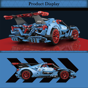 Mould <span class=keywords><strong>King</strong></span> 13156 <span class=keywords><strong>City</strong></span> Racing Series Puzzle Super Sport Car Bricks Model DIY Small Particle Assembly Building Block Sets - Product Image 3