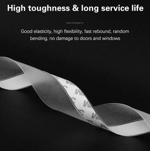 Bande d'étanchéité en silicone transparente <span class=keywords><strong>de</strong></span> <span class=keywords><strong>3m</strong></span> pour portes, bande d'étanchéité en silicone pour le <span class=keywords><strong>bas</strong></span> des portes - Product Image 6