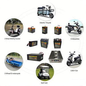 Batteries lithium-ion 72V 50Ah 120Ah de fabrication chinoise, batteries 48V 80Ah 52V Lifepo4 avec protection contre les courts-circuits BMS pour voitures électriques - Product Image 6