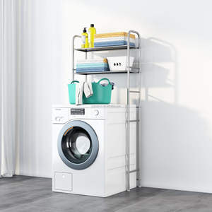 Support d'étagère de machine à laver en acier inoxydable avec 2 teirs et 3 niveaux - Product Image 2