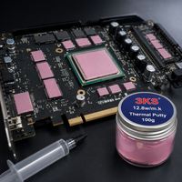 Gel thermique en silicone hautement conducteur pour le refroidissement des CPU et des GPU - Composé de dissipation thermique standard