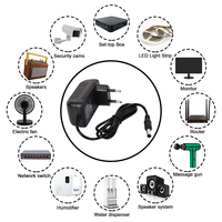 Vente directe d'usine, adaptateur secteur 12V 1A, AC DC 12W 12V 1A, alimentation 12V 1A, prise US/EU, adaptateur pour bande LED 12V 1A, chargeur mural 12V 1A