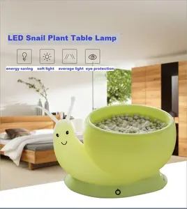 Snail Animal Creative Decoration in Day time Led Table Lamp in Night Interior Mood Lighting Small Beside Lamp Led Night Light
