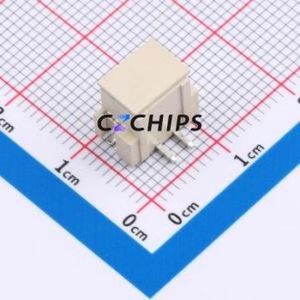 HCZZ0040-2 Wire-to-Board Pin Header SMD,P=2.5mm Connector 1x2P 2.5mm Vertical Mount XHB - Product Image 1