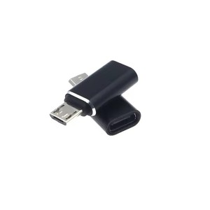 Adaptateur Micro USB vers USB C, adaptateur de transfert de données, pour Galaxy S7/S7 Edge/S6/<span class=keywords><strong>J7</strong></span>, <span class=keywords><strong>LG</strong></span> G4 et autres appareils (noir) - Product Image 4