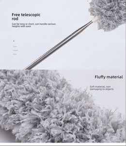Đa chức năng nối dài 2.8m cong tĩnh bụi Loại Bỏ Trần làm sạch lông Khăn lau bụi cửa sổ làm sạch bàn chải - Product Image 5