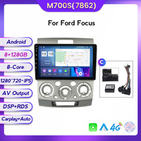 Pemutar radio mobil 8 + 128GB Android 12 IPS DSP untuk mobil Ford Ranger 2006-2011 kamera 360 stereo dengan BT FM AM kipas pendingin GPS